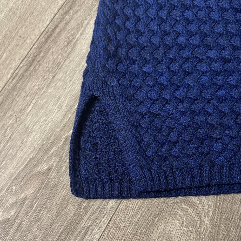 Athleta Deep Blue Textured Women's Sweater - Picture 7 of 8